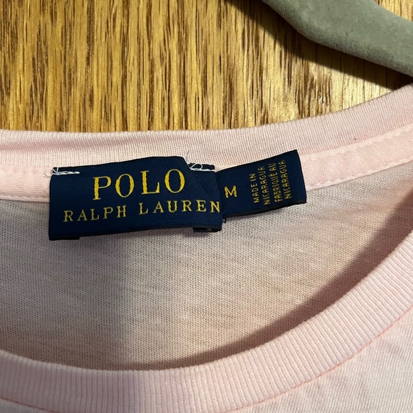 Light Pink Ralf Lauren Polo Long Sleeve Tee - Picture 5 of 8